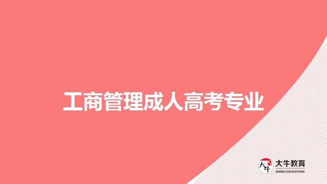 工商管理成人高考專(zhuān)業(yè)