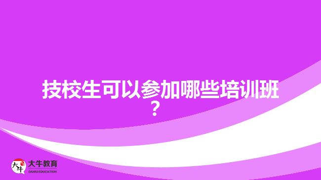 技校生可以參加哪些培訓班？