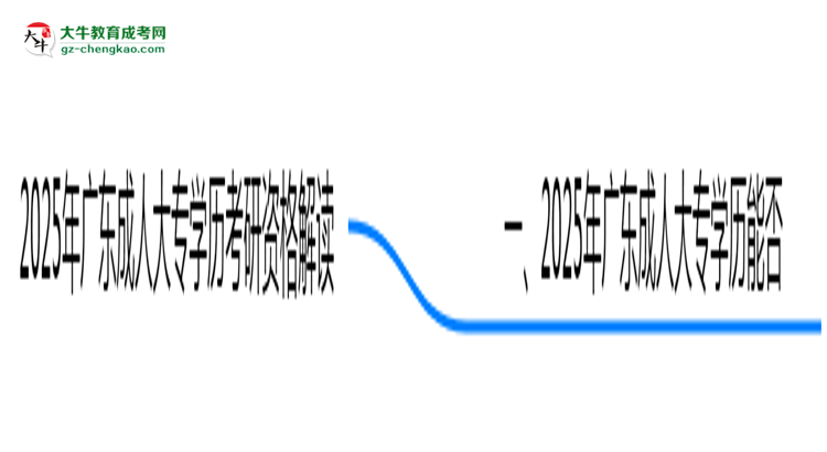 2025年廣東成人大專學(xué)歷考研報(bào)名資格解讀思維導(dǎo)圖