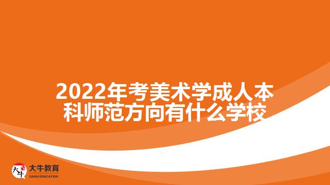 美術(shù)學成人本科師范方向有什么學校