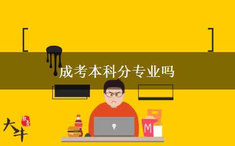 成考本科分專業(yè)嗎 成考本科分專業(yè)嗎