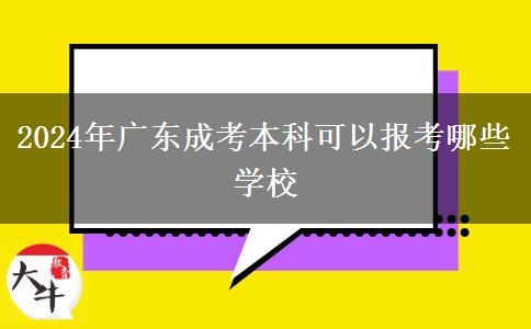 2024年廣東成考本科可以報考哪些學(xué)校 2024年廣東成考本科可以報考哪些學(xué)校