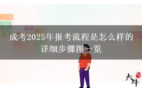 成考2025年報考流程是怎么樣的 詳細步驟圖一覽